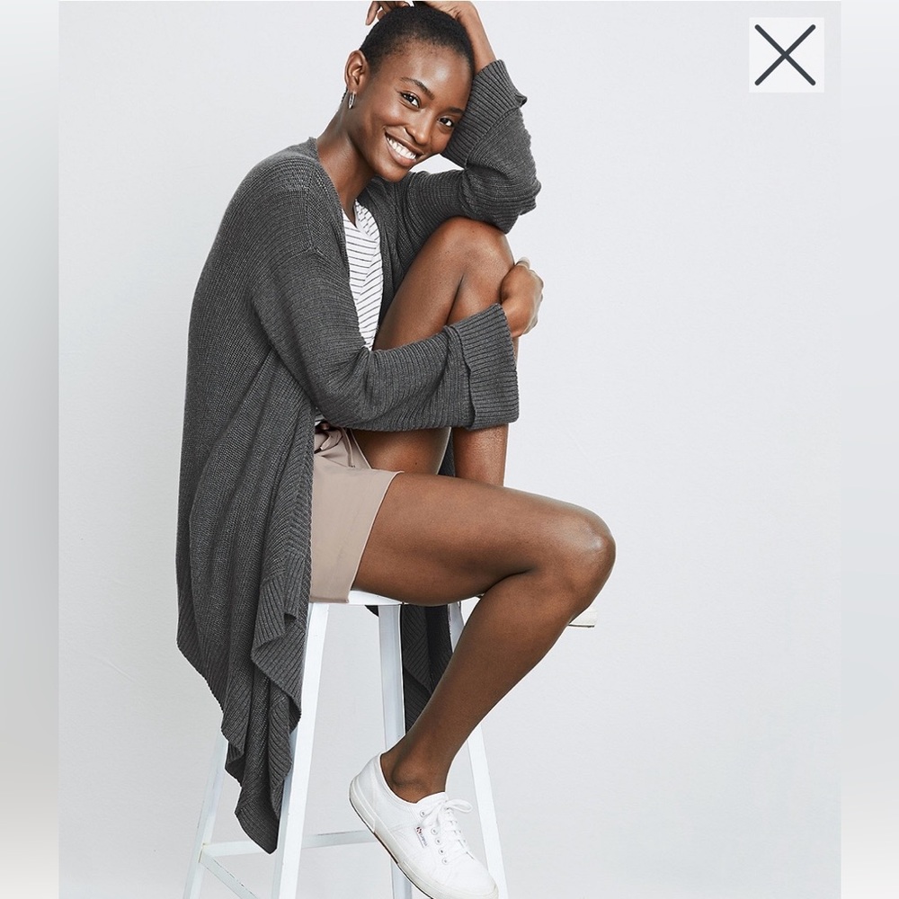 Garnet Hill Gray Women's Cardigan